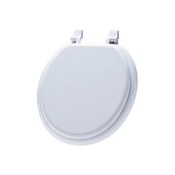 Bemis Mfg.. WHT RND WD Toilet Seat 66TT 000 Zoro